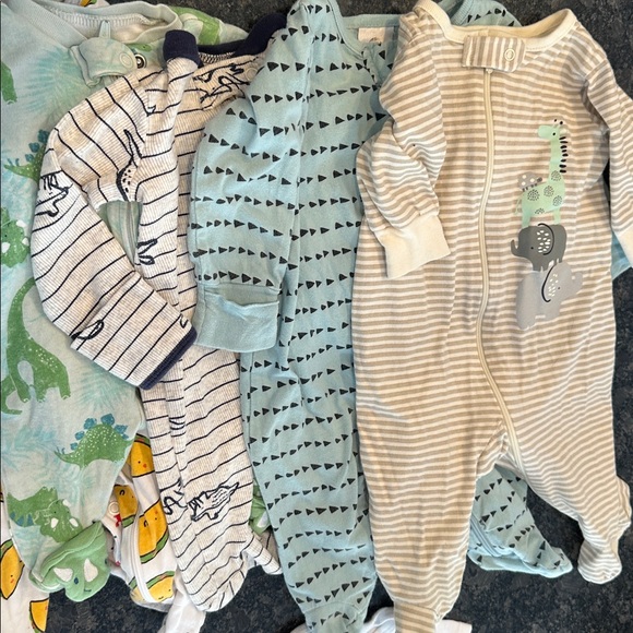 Cotton Newborn 0-3 Month Baby Boy Clothes Lot - Picture 4 of 10